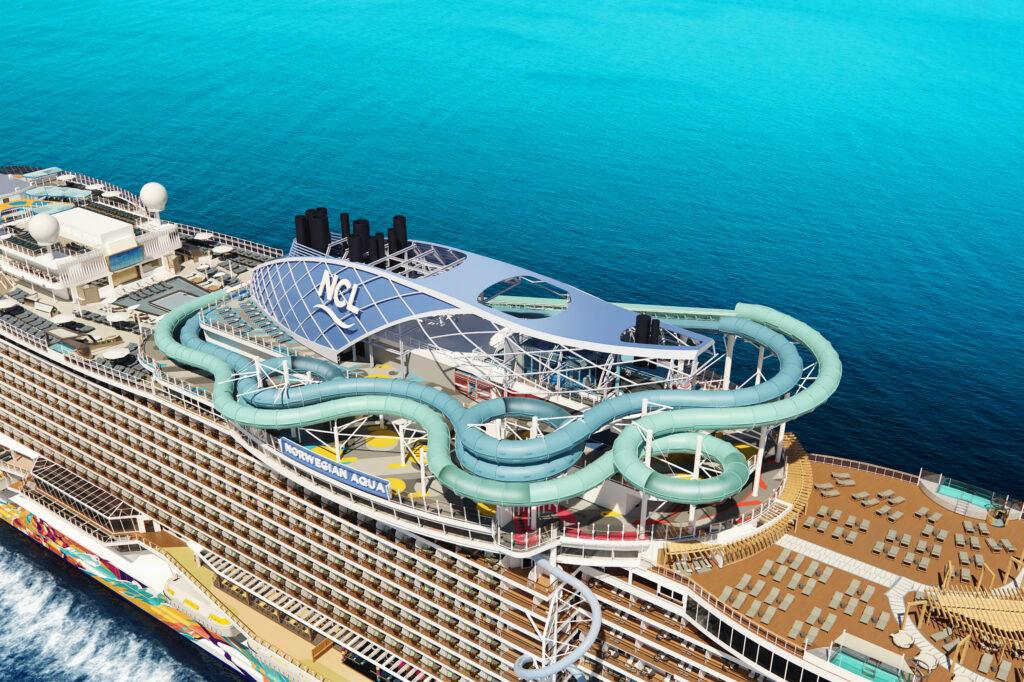 cruise events at sea Norwegian Luna-Aquaslidecoaster-TreasuredCruises